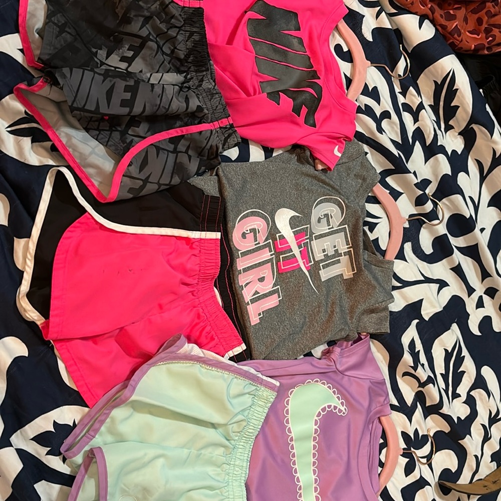 Set of 3 2 piece Nike girls sets